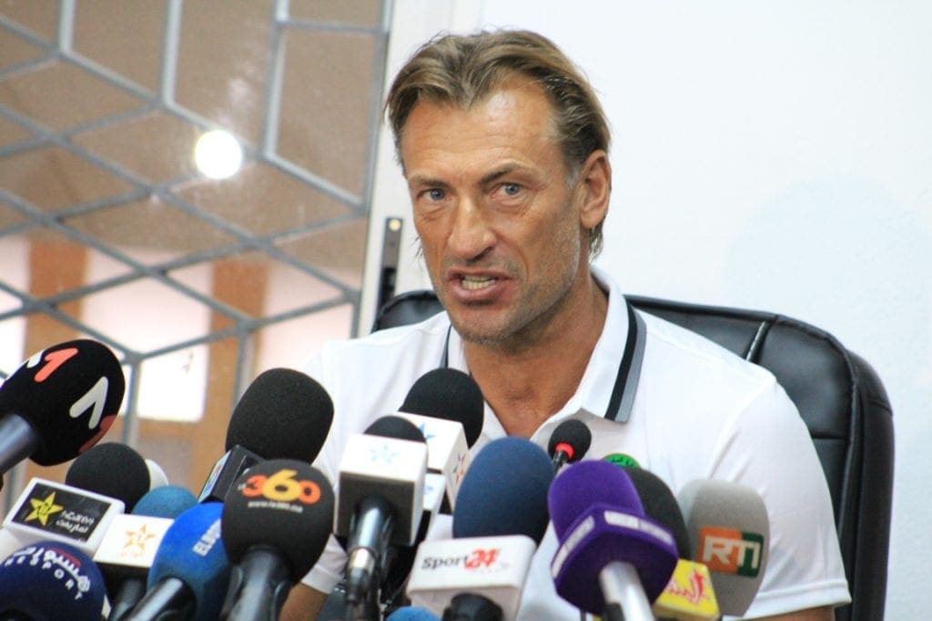 Maroc: Conférence de presse de Hervé Renard