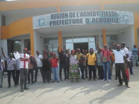 Des fonctionnaires et agents de l’Etat d’Agboville exigent la suspension de l’arrimage CMU/MUGEF-CI