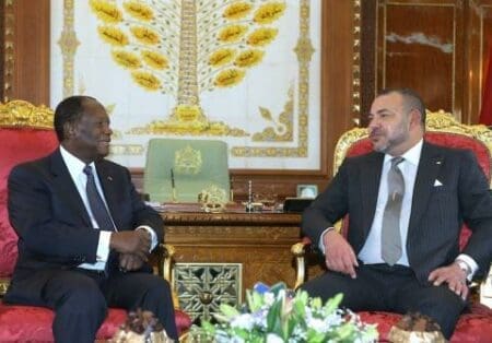 Arrivée à Abidjan de Mohammed VI pour une visite officielle en Côte d’Ivoire