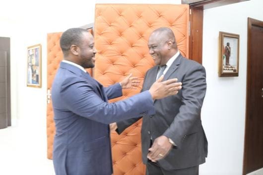 Birahima Ouattara, frère cadet du président ivoirien reçu par Guillaume Soro